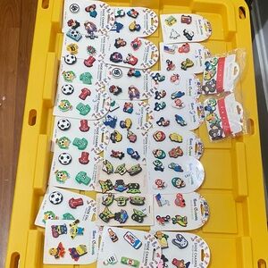 24 set mix  pShoe Charms 4 PC Set NEW